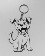 Breloczek do kluczy bulterier, pitbull, amstaff