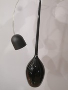 Lampa zwis 1 czarna, gwint E27 