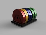 DUŻY stojak na obciążenie olimpijskie