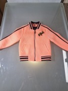 Reserved Kurtka Bomberka dla Dziewczynki Pomarańczowa Siateczka R. 110