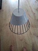 Lampa wisząca czarno- biała