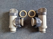 zawór do basenu stelażowego - 2szt.- 38mm