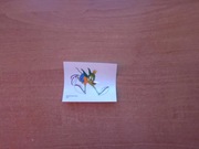 Naklejka karta K Nestle Looney Tunes Panini Modena Warner Bros