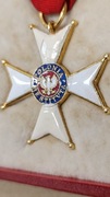 Krzyż Komandorski+ Medal Zwycięstwo i Wolność 