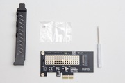 Adapter Karta Rozszerzeń Przejściówka Dysku JEYI M2 NVMe na PCIe x1 4.0