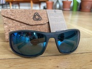 Okulary sportowe z recyclingu unisex Waterhaul ZENNOR WRAP AROUND + etui.