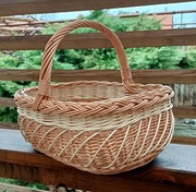 Wiklinowy koszyczek Wielkanocny 