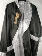 Japońskie kimono dwustronne satynowe luźny fason XXL