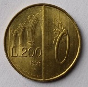San Marino - 200 lira - 1993r. 