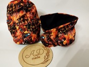 Komplet czapka komin bawełniany Straż pożarna  