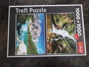Zestaw Trefl 1000+1000 el. - Morskie Oko i Wodospad - 2w1