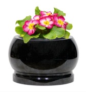 Misa nagrobkowa z granitu kolor CZARNY SZWED średnica 30 cm