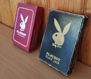 Zestaw dwóch unikatowych talii kart Playboy