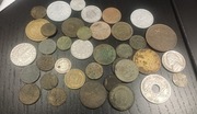 Wykopki szufladowe-Zestaw starych monet-37 szt