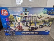 Klocki konstrukcyjne Metropolis Posterunek Policji  Elefun a la Lego 