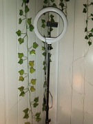 Lampa pierścieniowa led + statyw 210 cm