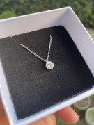 łańcuszek moissanit 1ct