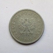 10 Groszy 1949 r.  Aluminium