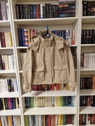 Kurtka Reserved M/L beżowa krótka z kapturem wiosenna trench