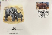 WWF  FDC koperta ze znaczkiem 
