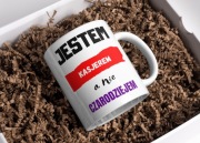Kubek „Nie jestem czarodziejem” - zabawny gadżet do biura i każdego zawodu