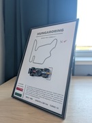 Grafika Hungaroring A4 Formuła F1 szkło