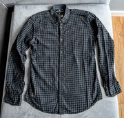 TOM TAILOR koszula casual button-down z długa w kratę krata SLIM Fit r. S
