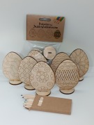 Jajka Wielkanocne, Ozdoby Świąteczne z Drewna