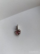 Nowa zawieszka charms serce różowe spirala 925 bransoletek Pandora