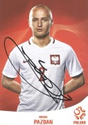 Michał PAZDAN autograf! Oficjalna karta PZPN POLSKA 