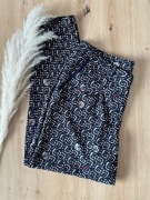 Granatowe różowe letnie spodnie damskie Didi L 40