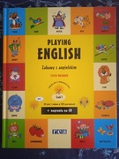 Playing English,zabawy z angielskim,  podręcznik + poradnik metodyczny + CD