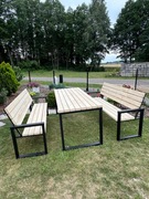 Meble ogrodowe zestaw w stylu loft 