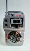 Mini radio FM z funkcją głośnika i zegara model ECB RS-2612
