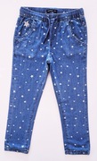 Ocieplane spodnie jeansowe w gwiazdki Reserved 98/104