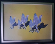 Obraz, grafika Wielbłądy format A3