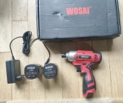 WOSAI wkrętarka udarowa akumulatorowa 100Nm WS-6015 2 x Aku 16V 2.0Ah