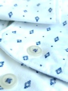 Biała wzorzysta męska koszula Marc O'Polo 100% grubej bawełny oxford