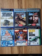Zestaw sześciu gier na PS2 
