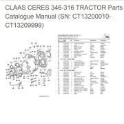 Katalog części Renault ceres 316, 326, 336, 346 