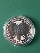 1oz srebro 999.9 Nowa 2023r Big five Elephant