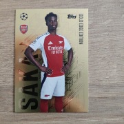 Bukayo Saka Arsenal FC - Topps Match Attax 23/24 Gold Edge (GE3)
