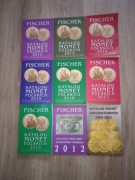 Katalogi monet Fischer 7szt katalog banknotow Fischer 1szt i inny