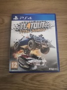 Flatout 4 ps4 samochodówka wyścigi 