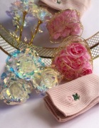 Różany zestaw idealny na prezent! Wieczne róże,skarpetki i mydełka miłości