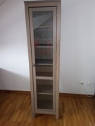 Regał witryna 197x49x34 cm Ikea bejcowany szary brązowy 197 cm