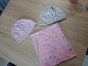 Zestaw 2 czapki plus komin roz. 54