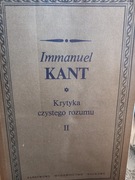 Immanuel Kant krytyka czystego rozumu t.II 1986r.