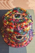 Bucket hat, rybaczka, panamka w grzyby hipisowska, woodstock. Nowy