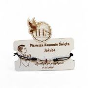 Magnes+ bransoletka, podziękowanie dla gości,Pierwsza Komunia Święta,50 szt
